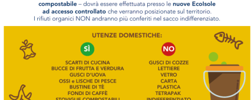 Avvio nuovo servizio: raccolta frazione organica